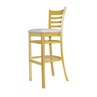 Michael Bar Stool Slatted Back